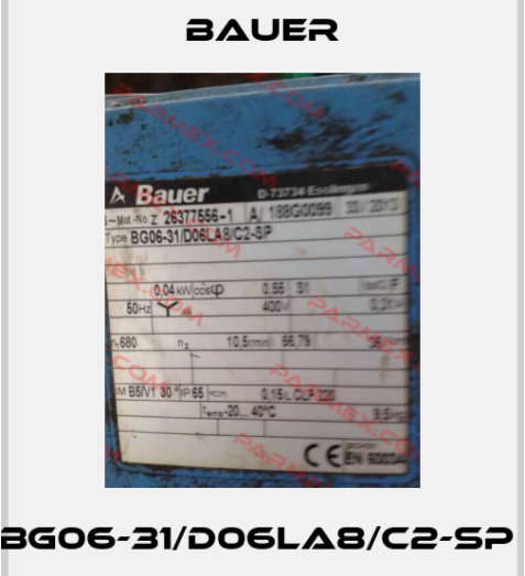Bauer  BG06-31/D06LA8/C2-SP